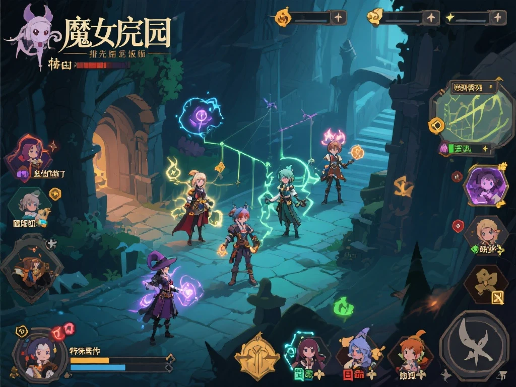 奇幻童话风Roguelike动作RPG《魔女庭园》开启先行探秘